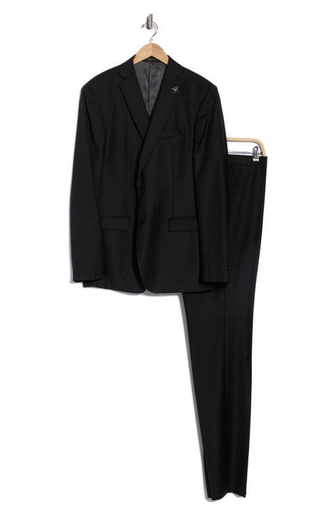 Windowpane Wool Suit (Regular, Short, Long & Big)