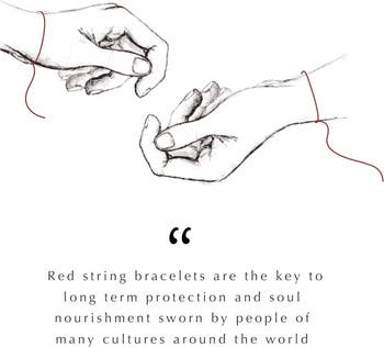 Expression of Love Red String Hamsa Heart Bracelet