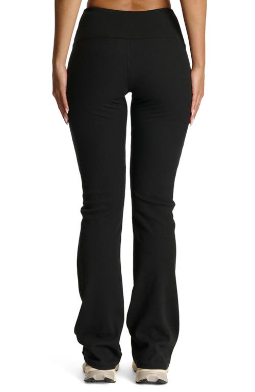 Naked Wardrobe High Waist Bootcut Pants In Black