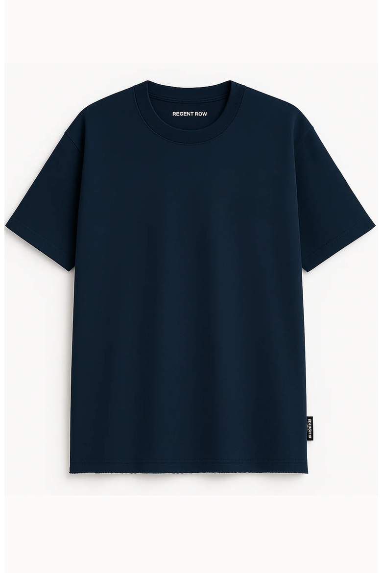 Men’s Big and Tall T-Shirt with Premium Organic Cotton T-Shirt Classic Crew Neck Short Sleeve Tee, Alternate, color, Navy