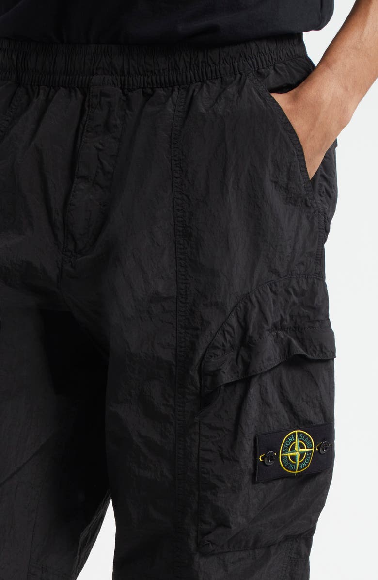 Stone Island Compass Logo Patch ECONYL<sup>®</sup> Nylon Cargo Trousers, Alternate, color, 