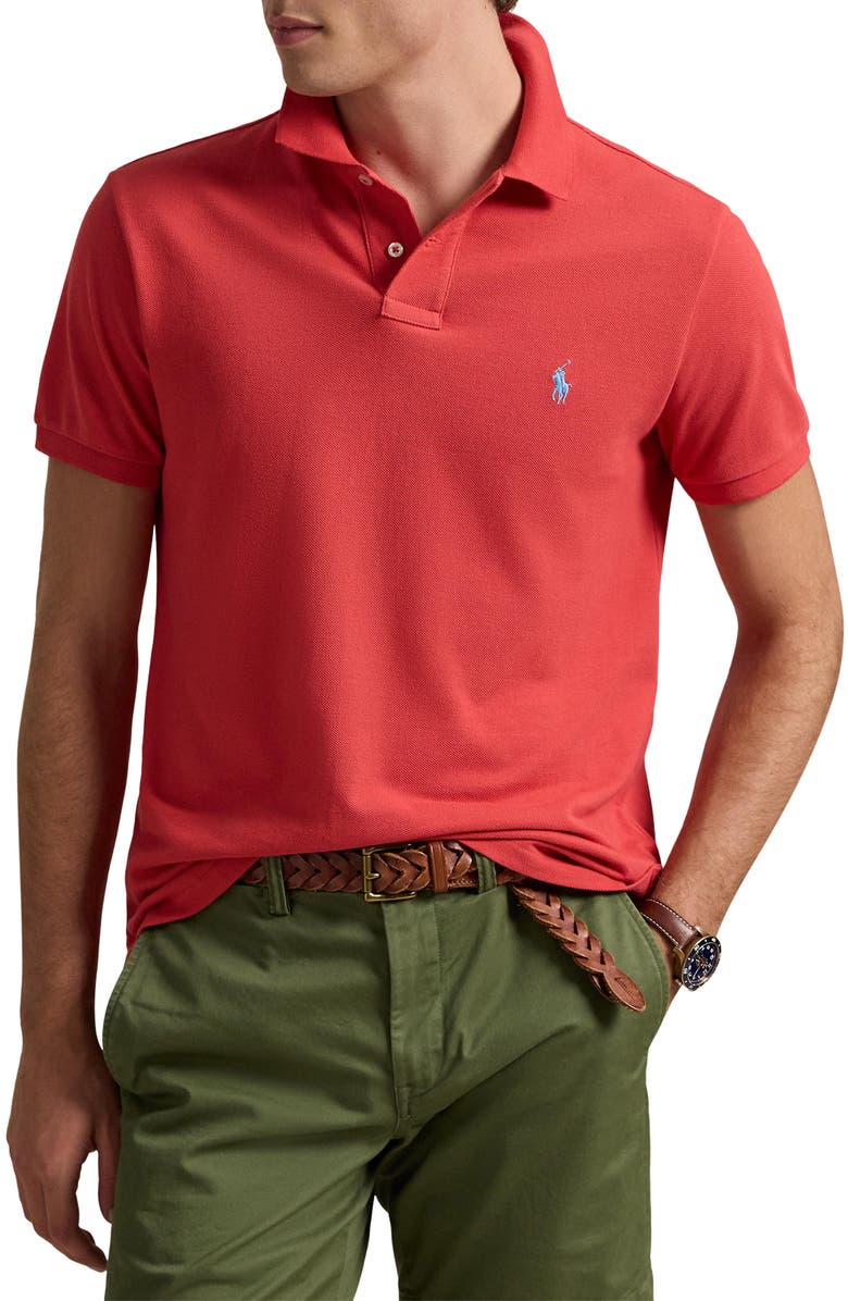 Polo Ralph Lauren Solid Piqué Polo, Main, color, 