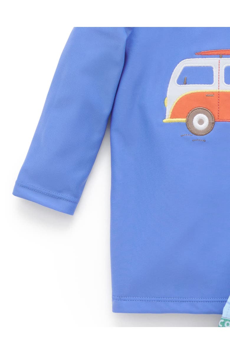 Purebaby Board Short & Rashie Swim Set, Alternate, color, Cancun Print