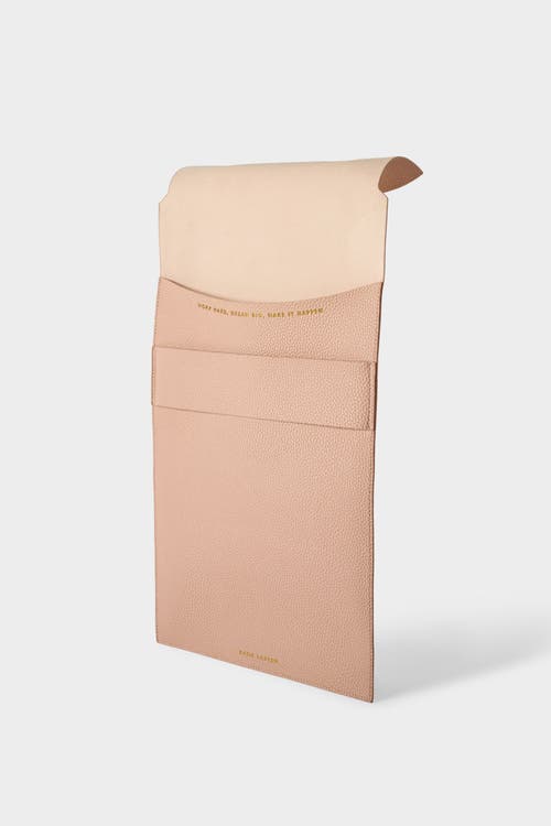 Katie Loxton Laptop Sleeve 'dream Big Work Hard Make It Happen' In Neutral