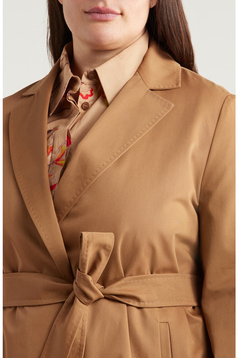 Candido Wrap Trench Coat, Alternate, color, CAMEL
