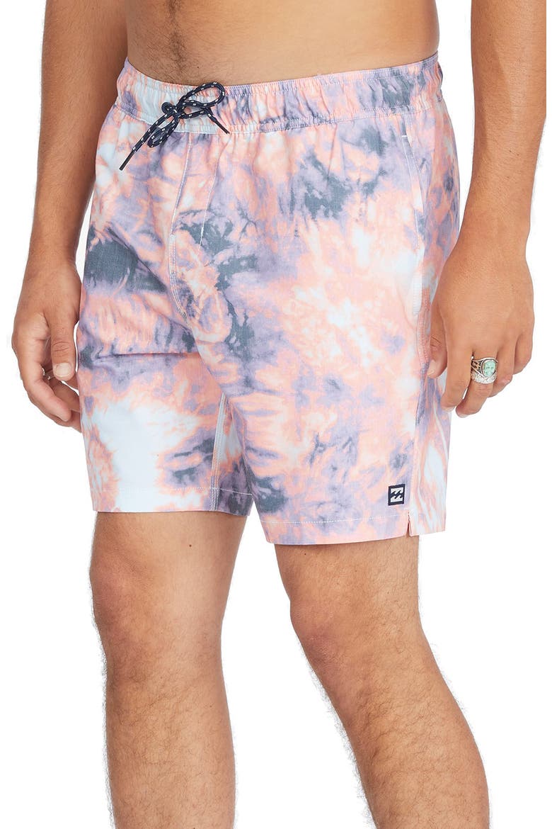 Men's Sundays Layback Swim Trunks, Alternate, color, BLS-BLUSH