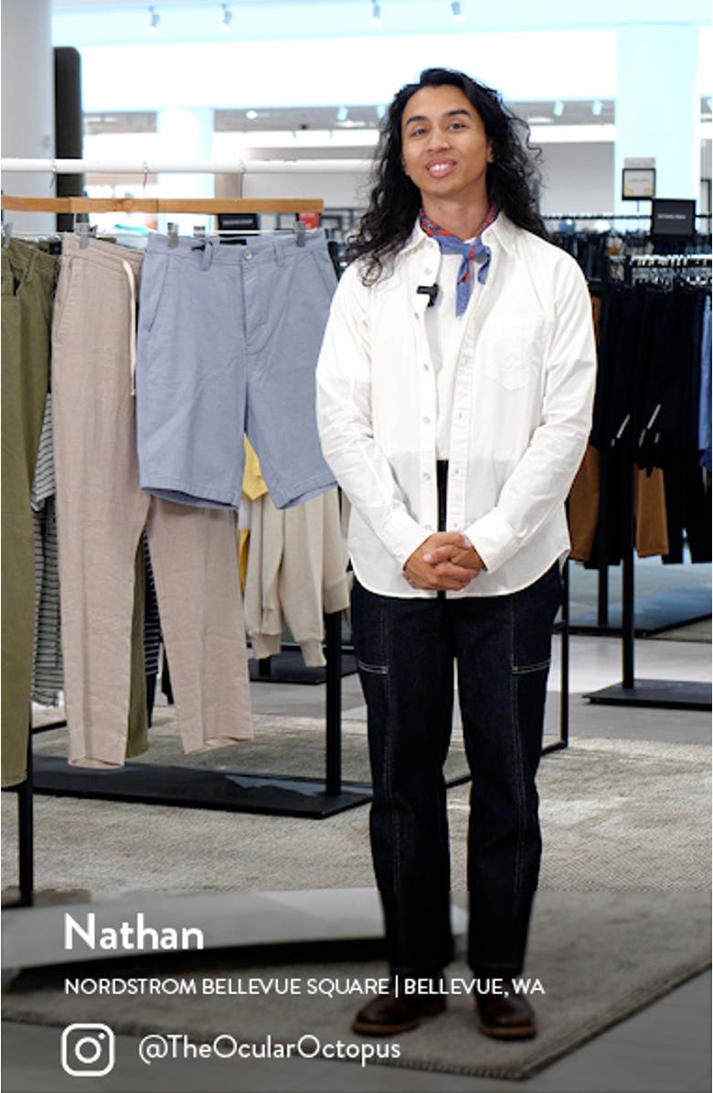 Fit 2 Slim Fit Ripstop Yokohama Button-Up Shirt, sales video thumbnail