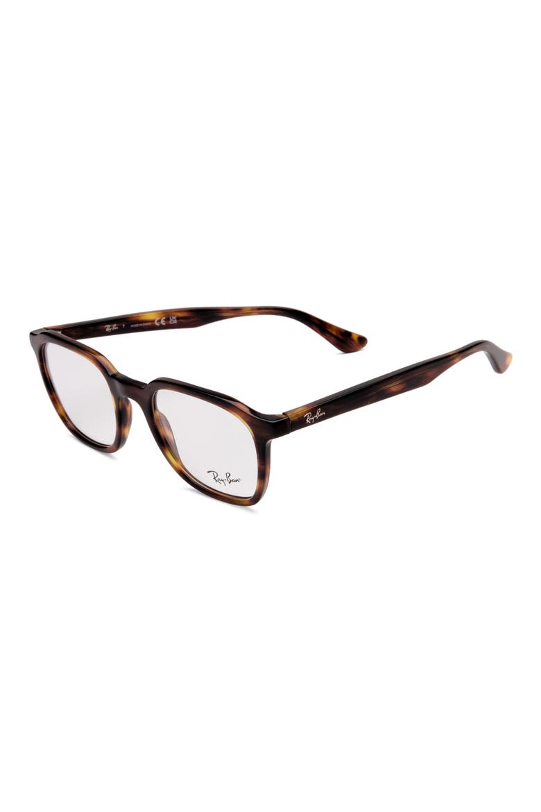 50mm Square Optical Glasses, Alternate, color, STRIPED HAVA