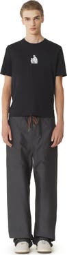 Lanvin Black Mother And Daughter T-Shirt