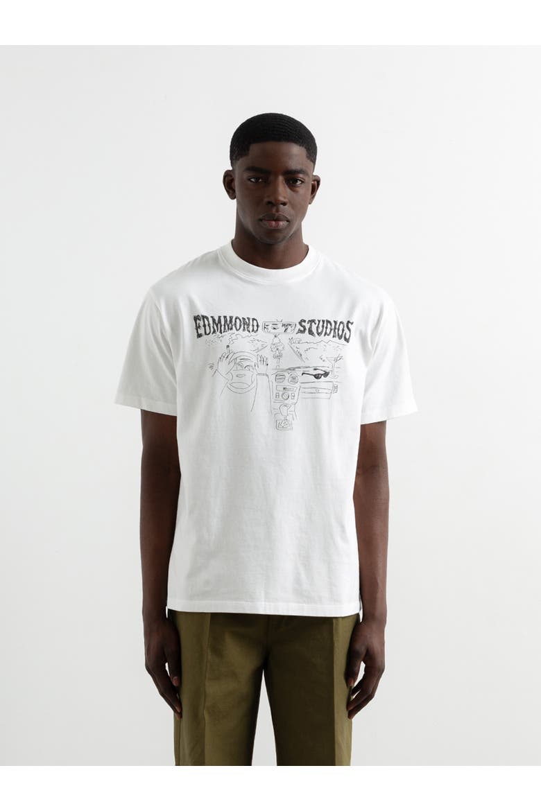 Fresh Classics Printed T-Shirt, Main, color, Plain White