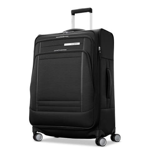 UpLIFT Softside Expandable 25" Medium Checked Spinner Luggage