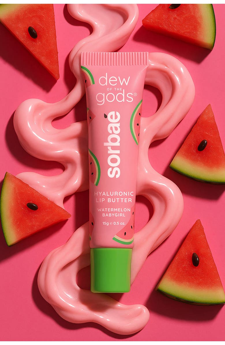 DEW OF THE GODS Sorbaé Hyaluronic Lip Butter, Alternate, color, Watermelon Babygirl