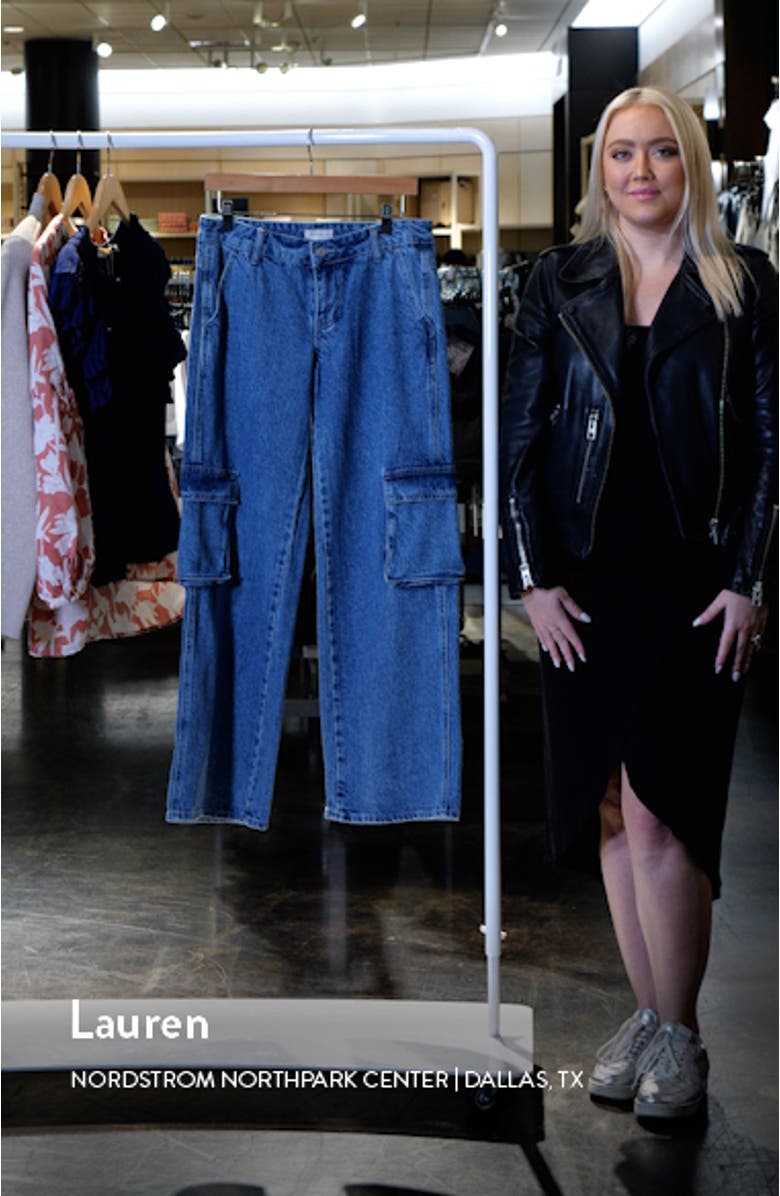 Baggy Blitz Cargo Wide Leg Jeans, sales video thumbnail