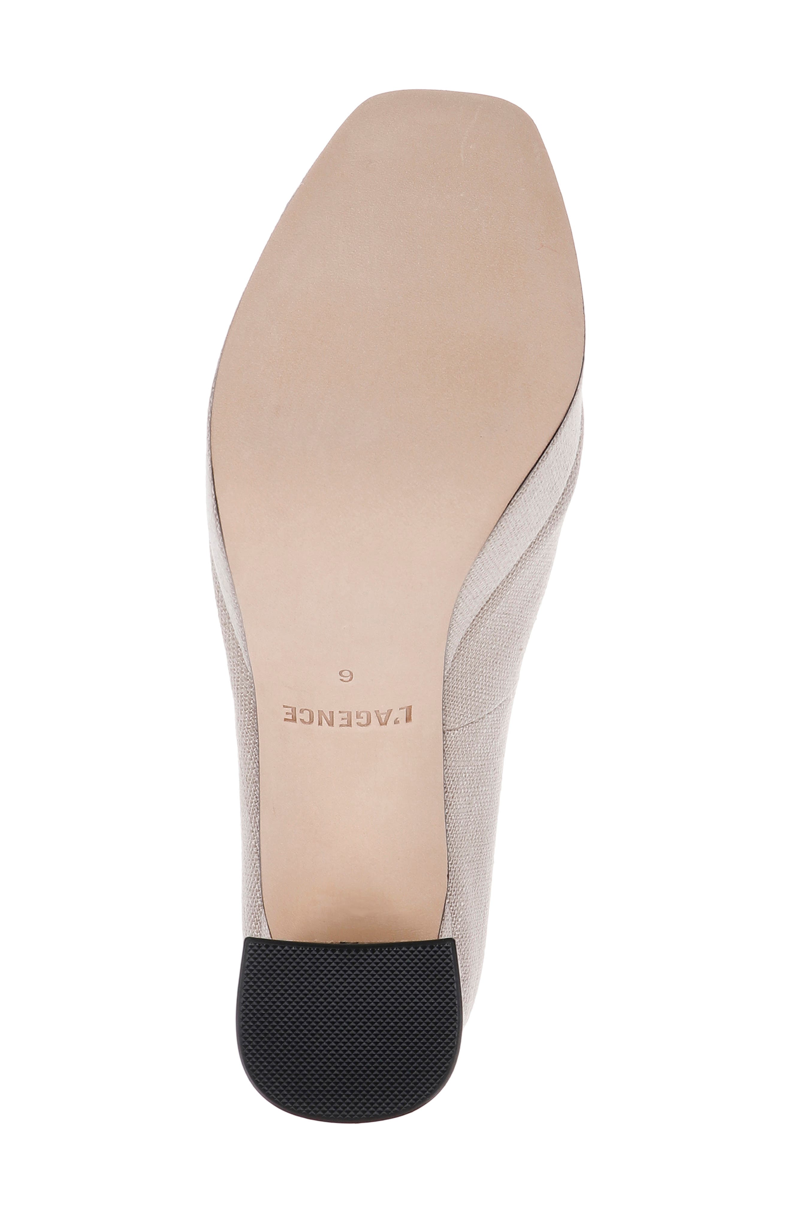 L'AGENCE Lilles Platform Pump, Alternate, color, Natural/ Black