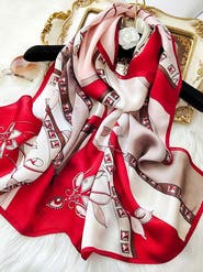 SILKSILKY Long Silk Scarf