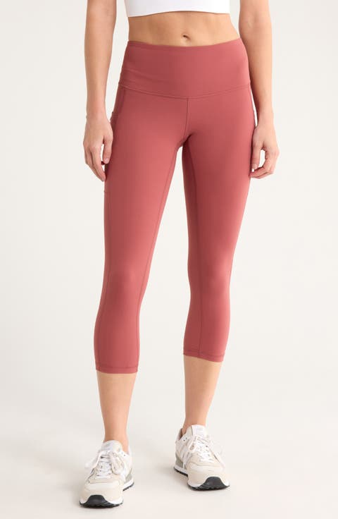 Perform High Waist Pocket Crop Leggings