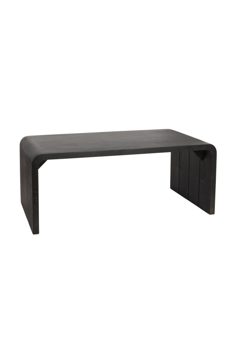 Olive Grove Waterfall Edge Coffee Table, Main, color, Black