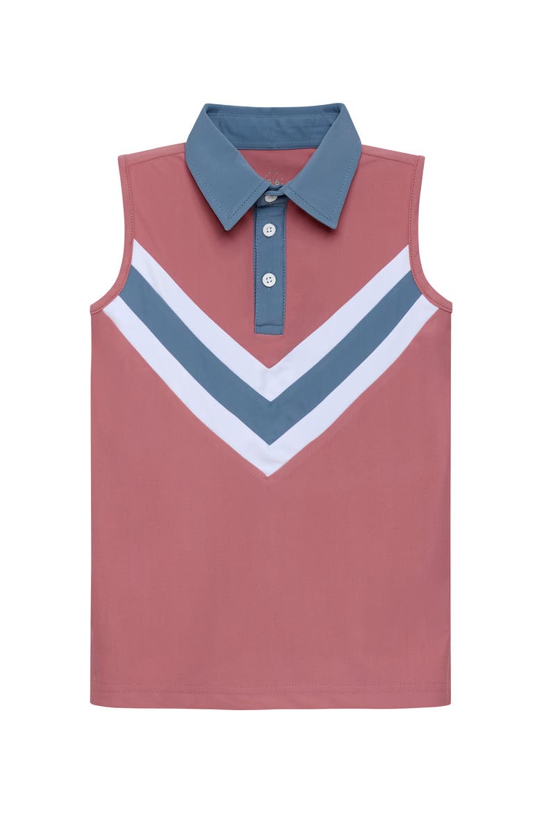 Cheer Tank Top, Main, color, Dusty Pink/Slate