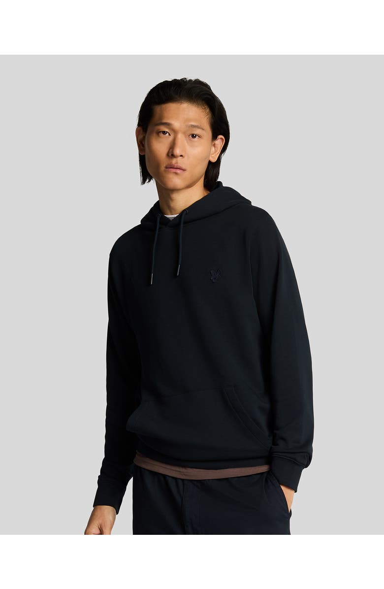 Lyle & Scott Superfine Cotton Loopback Hoodie, Main, color, Dark Navy