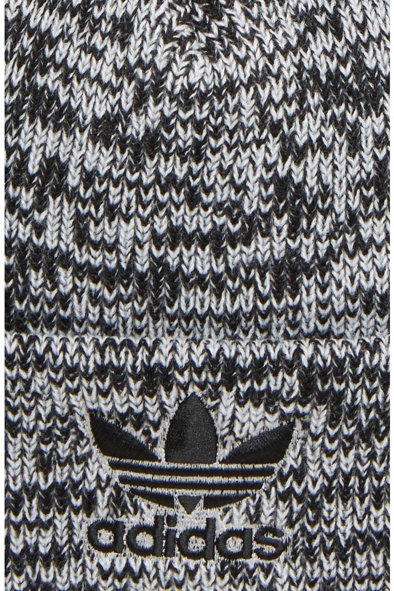 Trefoil Beanie, Alternate, color, BLACK/WHITE/MARL