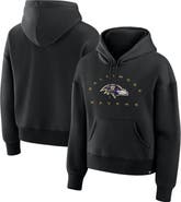 FANATICS Women's Fanatics Black Baltimore Ravens Eligible Receiver Legacy Pullover Hoodie