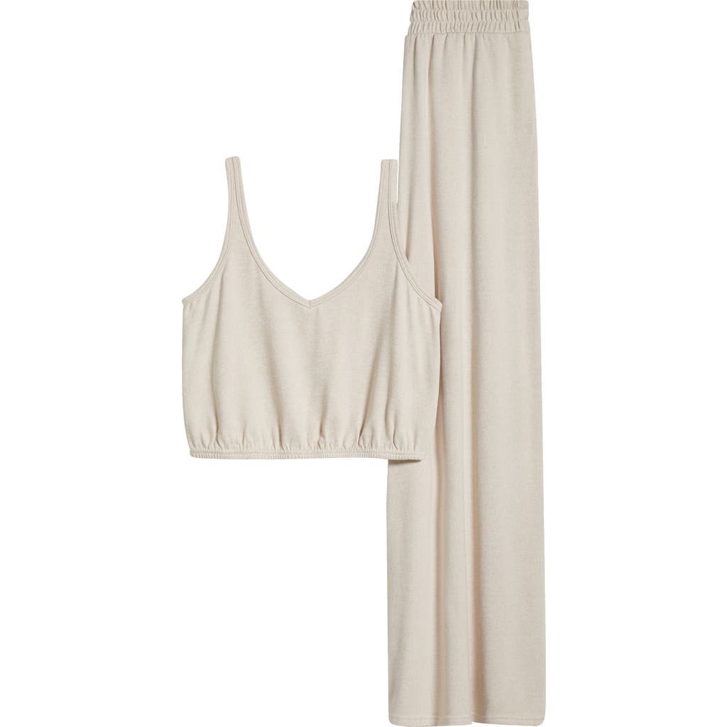 Shop Ugg(r) Holsey Cropped Tank Pajamas In Oatmeal Heather