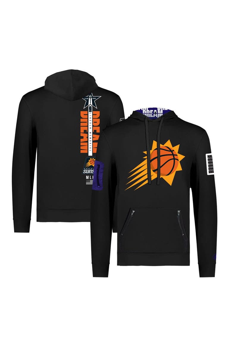 FISLL Unisex FISLL x Black History Collection  Black Phoenix Suns Pullover Hoodie, Main, color, Black