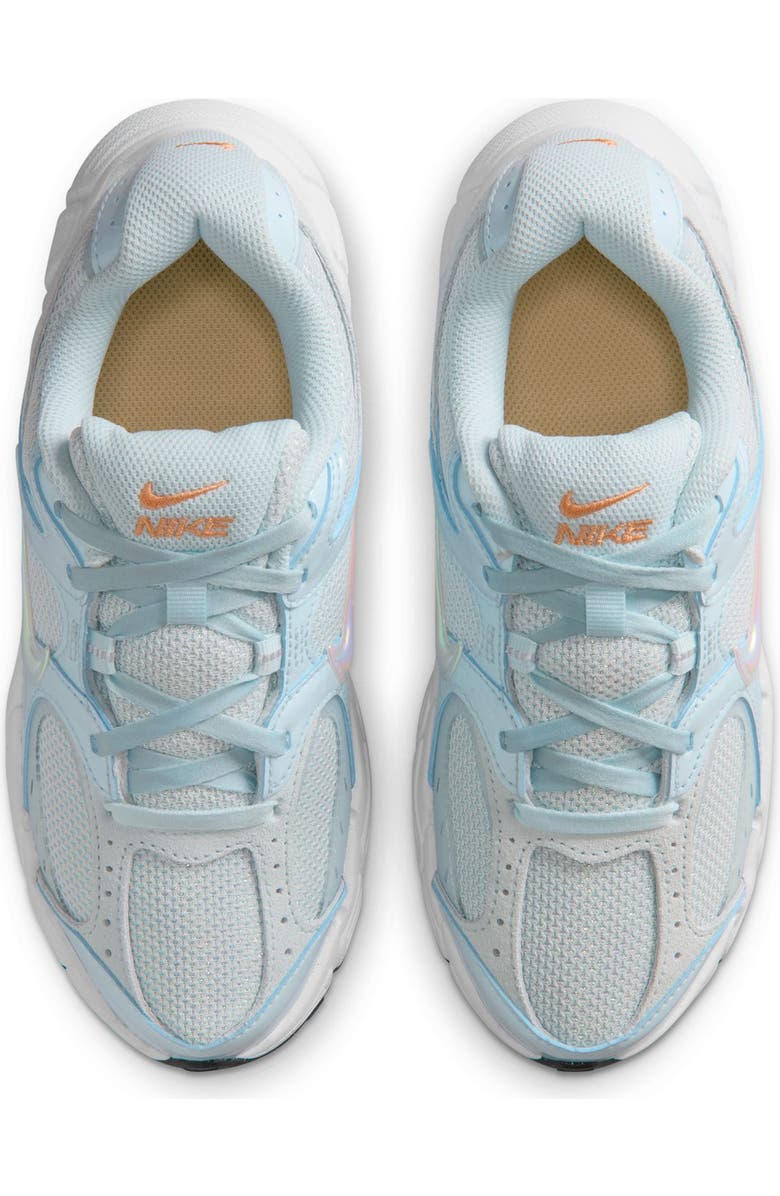 Nike Kids' V5 Runner Shoe, Alternate, color, Glacier Blue/ Orange/ Marakesh
