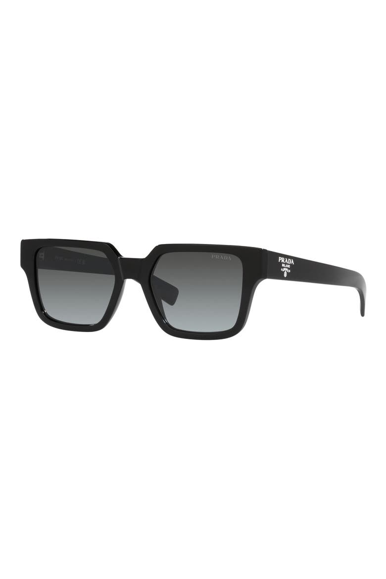 55mm Square Optical Glasses, Alternate, color, BLACK