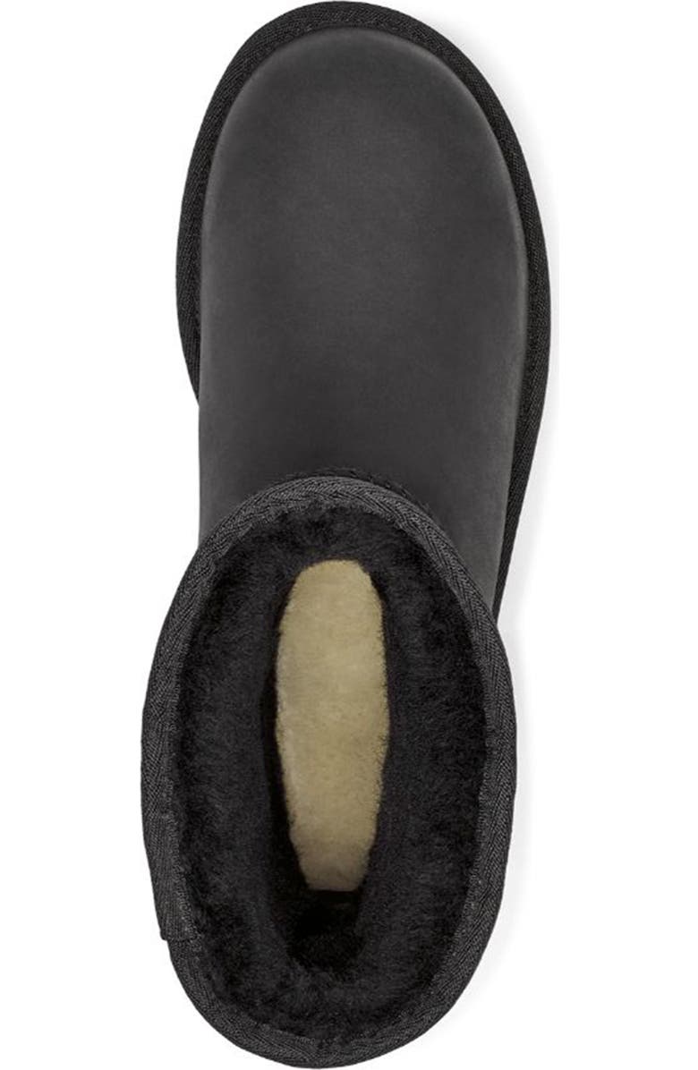 UGG<sup>®</sup> Classic Short Leather Water Resistant Boot, Alternate, color,