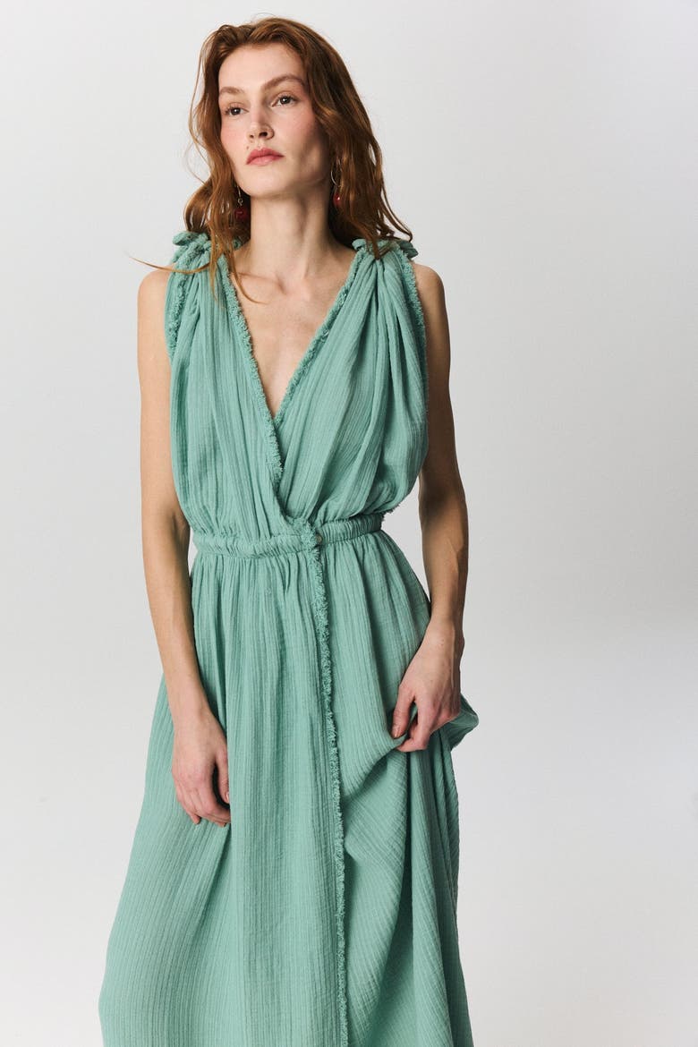 Selene Dress, Alternate, color, Green