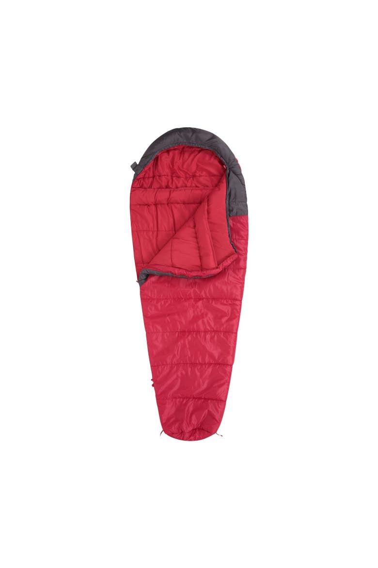 Summit 300 Right Zip Mummy Sleeping Bag, Alternate, color, Dark Red