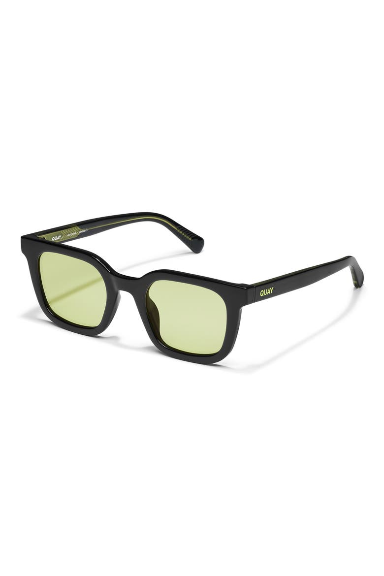 Game Over 49mm Square Sunglasses, Alternate, color, BLACK ZEST