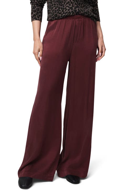 Serena Satin Pull-On Pants