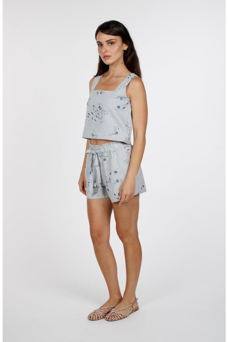 Catalina Cabana Shorts, Alternate, color, Water Flower