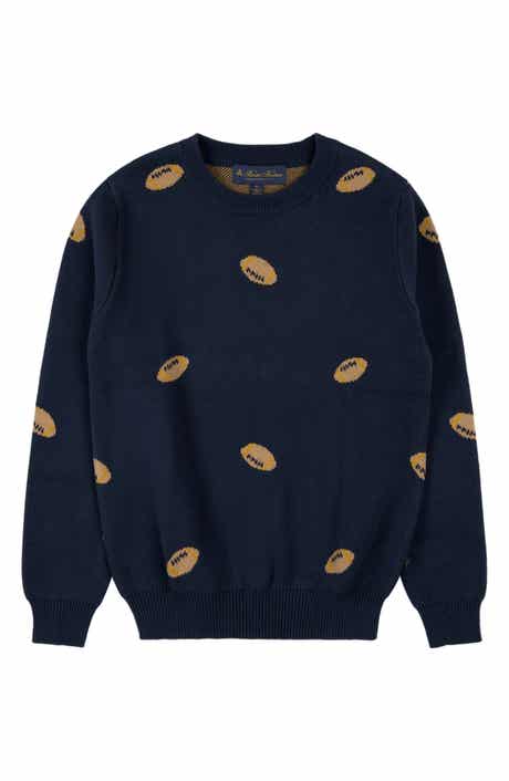 Brooks Brothers Kids' Football Logo Sweater