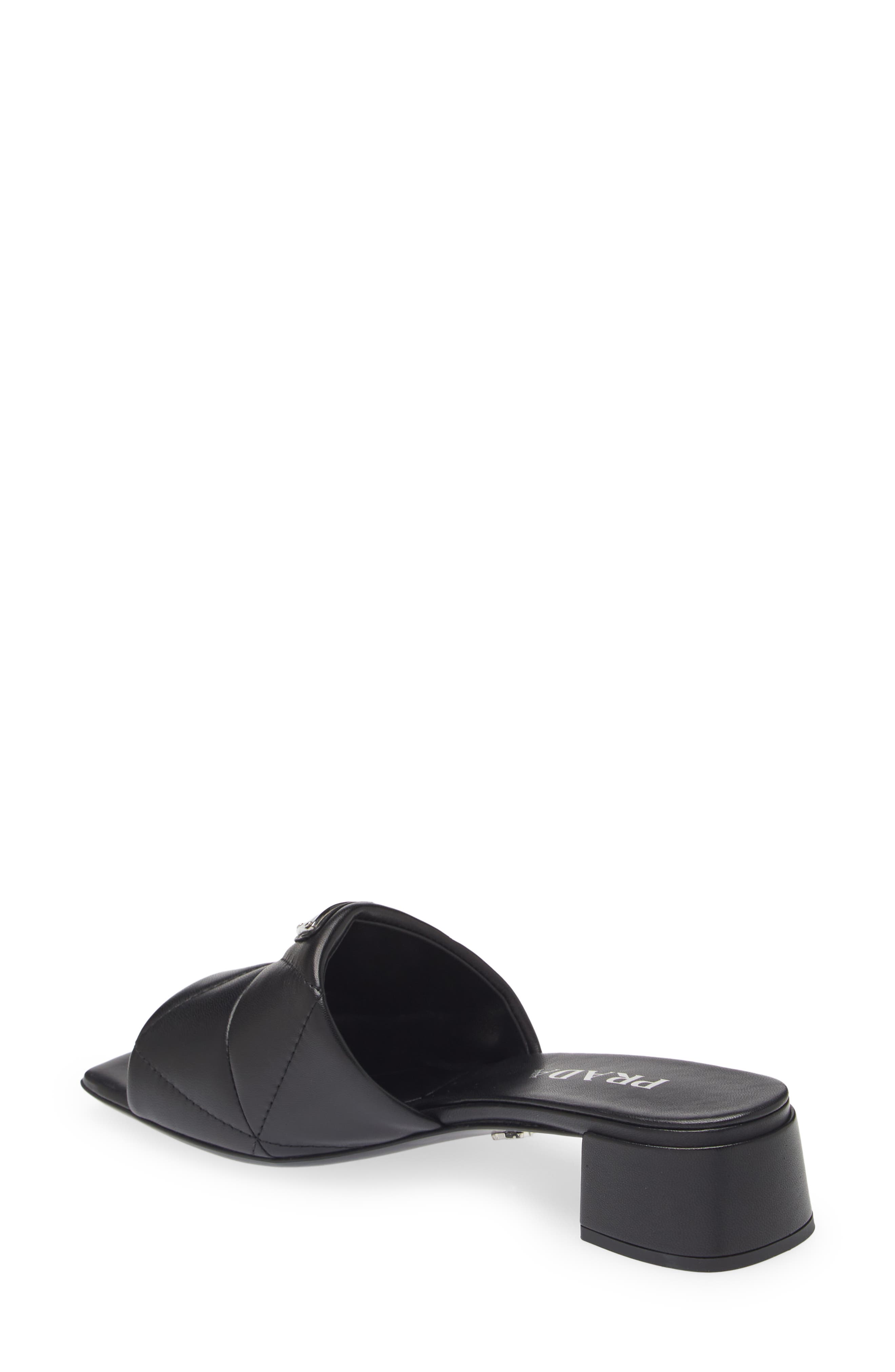 Prada Diagram Slide Sandal, Alternate, color, 