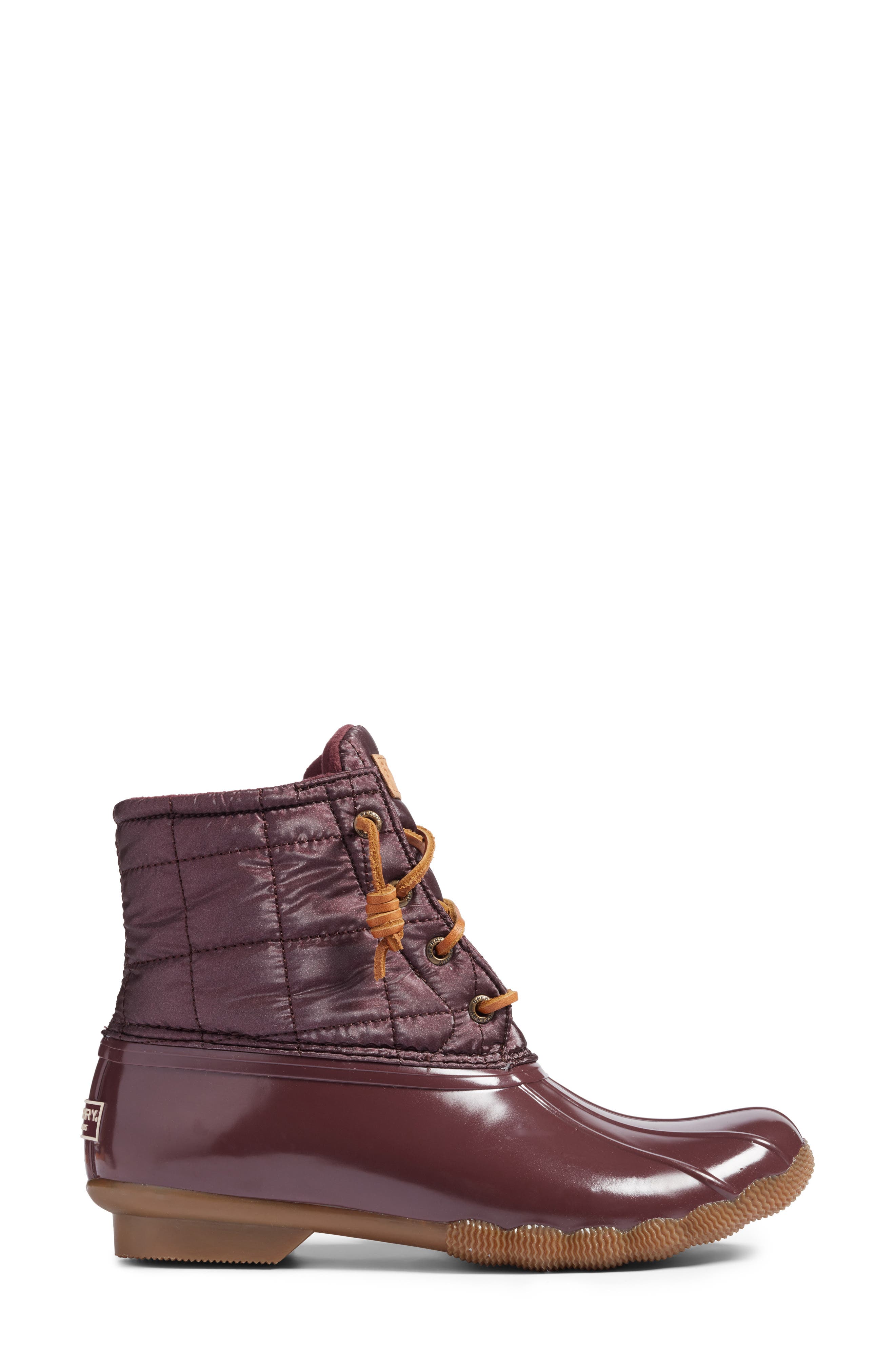 'Saltwater' Waterproof Rain Boot, Alternate, color, GRAPE