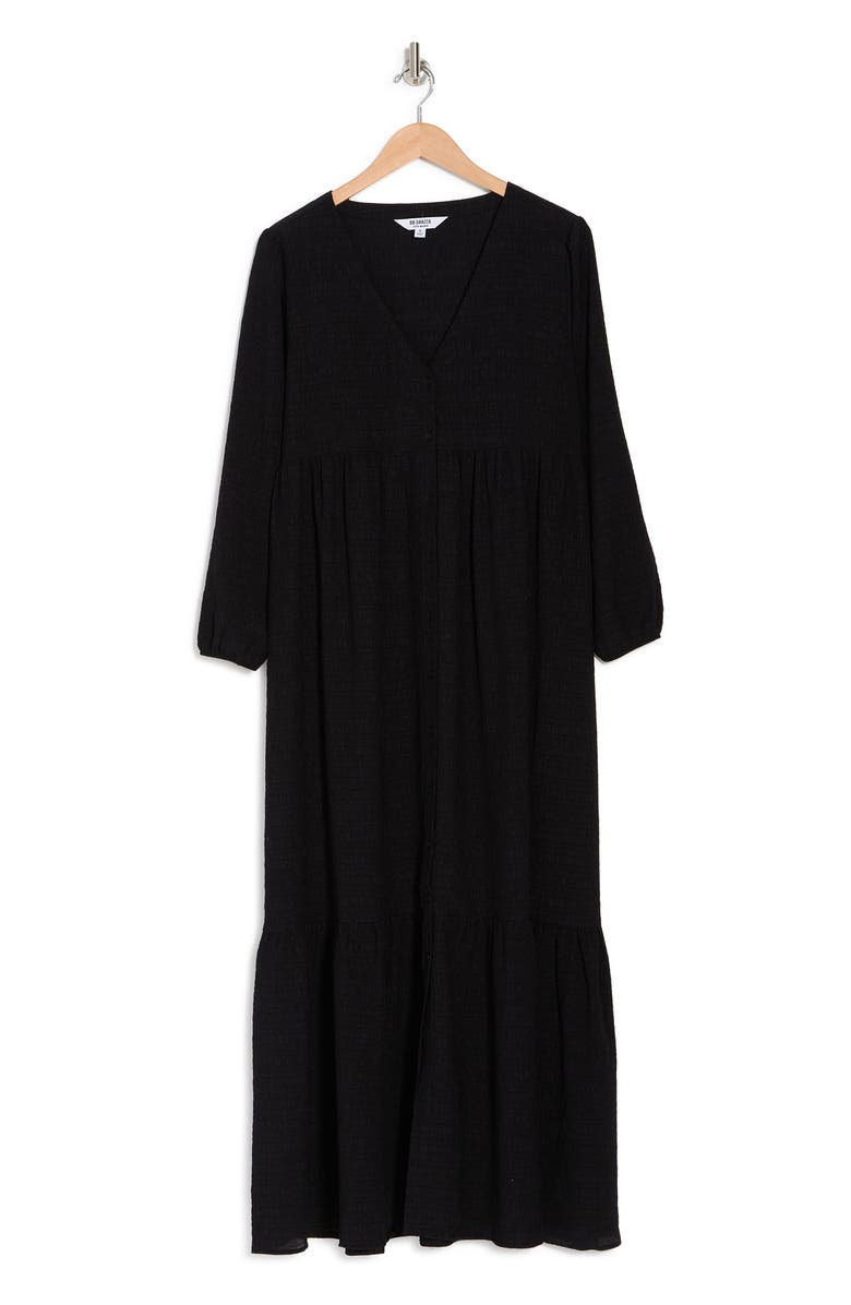 BB Dakota by Steve Madden Long Sleeve Gauze Printed House Dress, Alternate, color, 