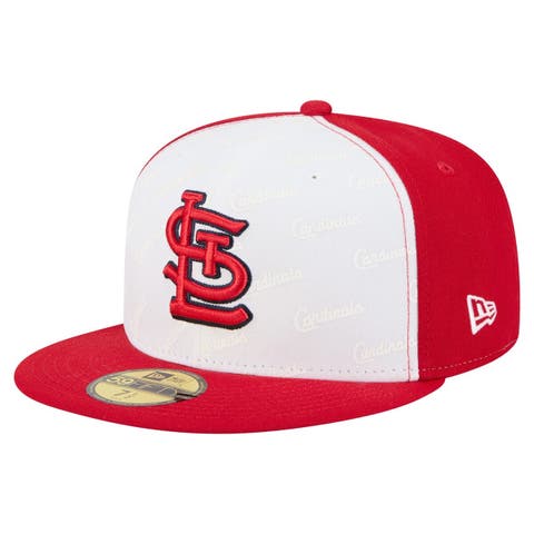 Men's New Era White/Red St. Louis Cardinals Repeat 59FIFTY Fitted Hat