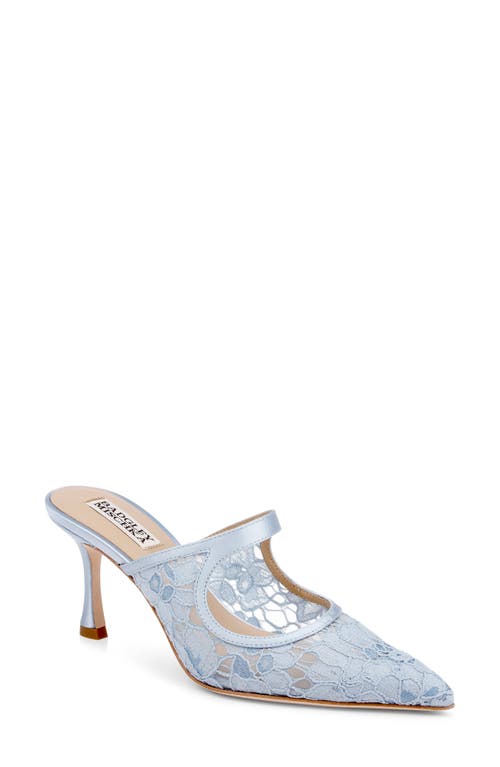 Badgley Mischka Oaklyn Cutout Mule In Blue