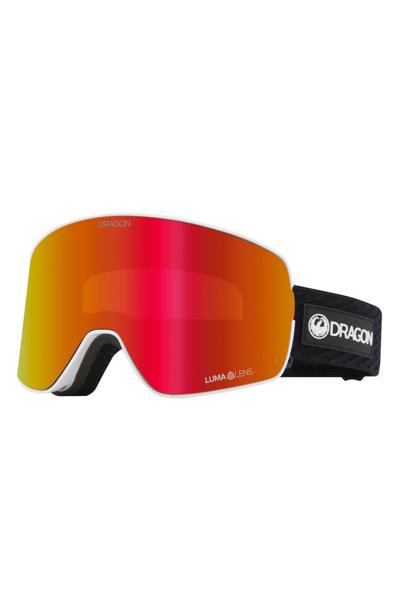 DRAGON NFX2 60mm Snow Goggles with Bonus Lens, Main, color, Icon Ll Red Ion Lll Trose