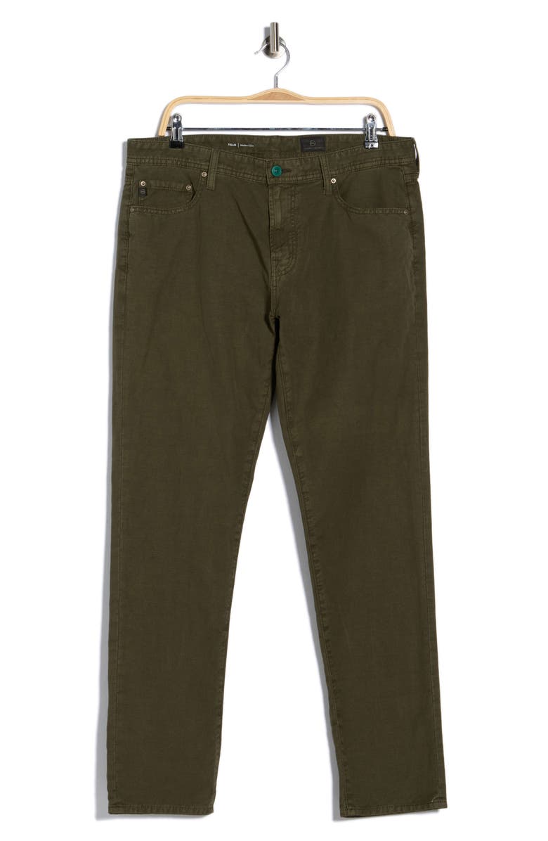 AG Tellis Modern Slim Pants, Alternate, color, Desert Pine
