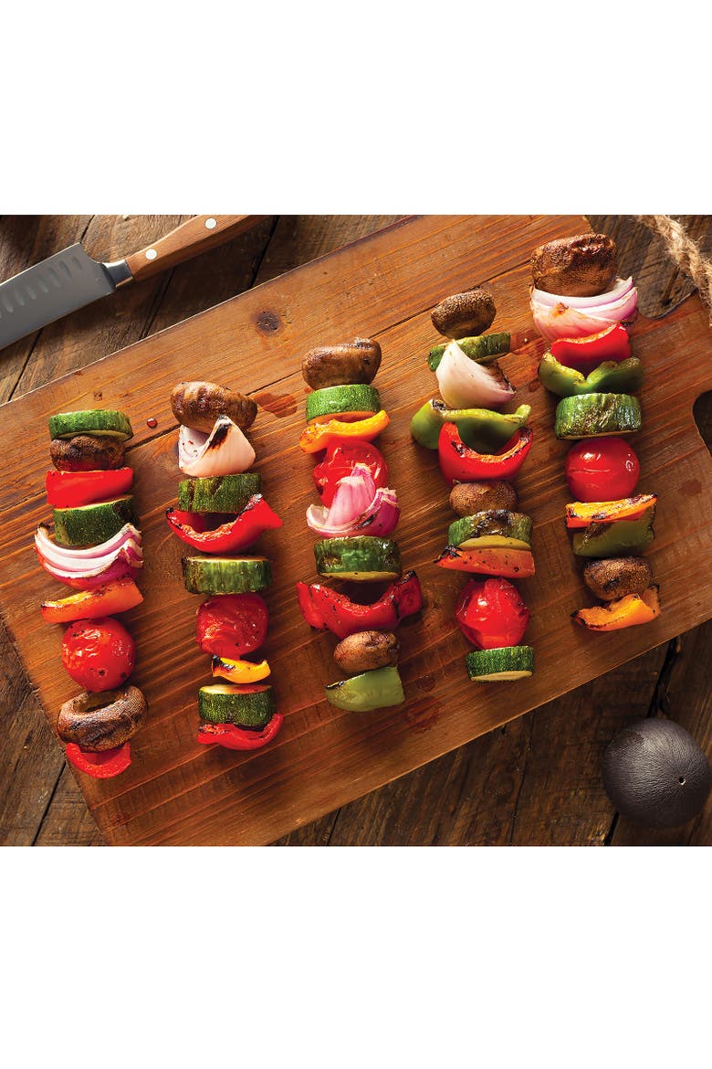 Nonstick Grilling Kabob Baskets, Set of 4, Alternate, color, Silver