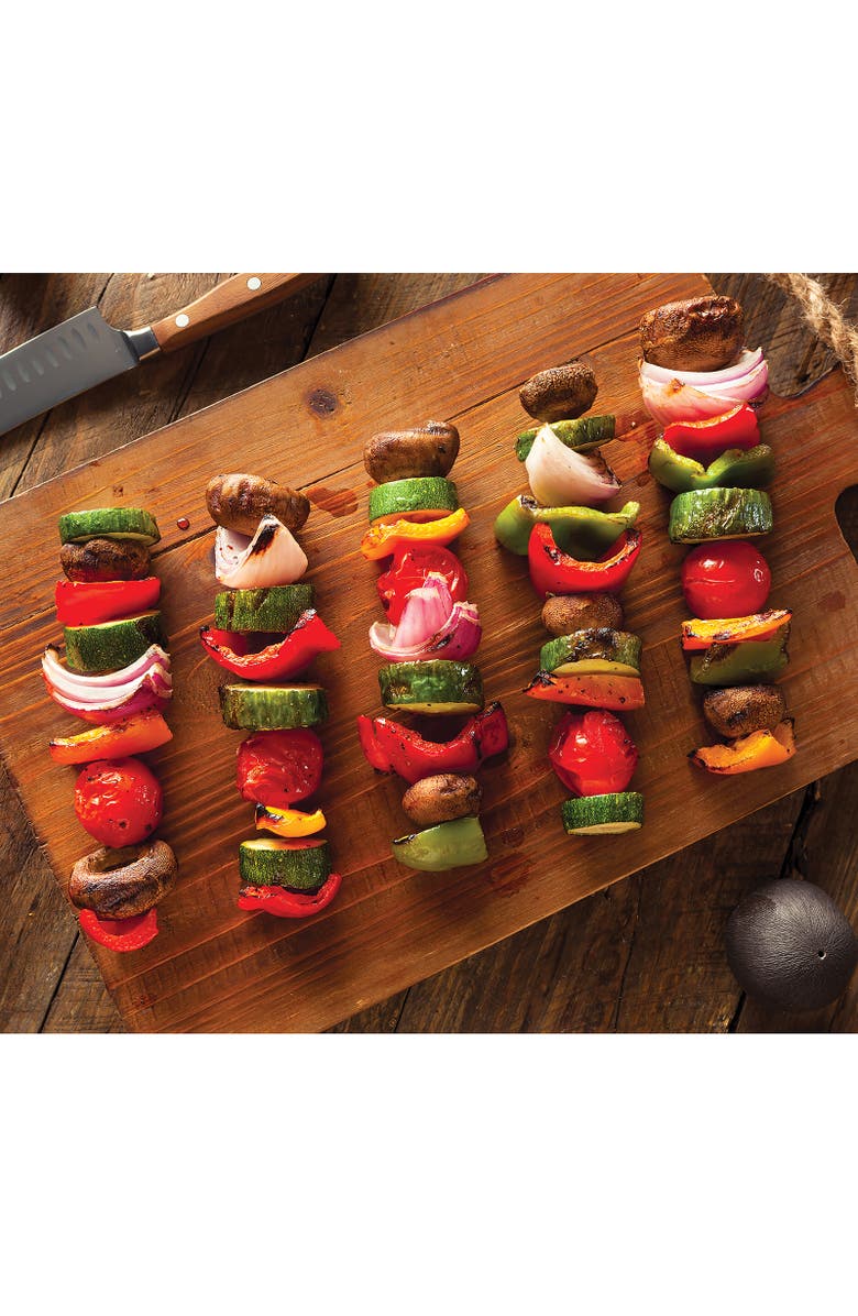 Norpro Nonstick Grilling Kabob Baskets, Set of 4, Alternate, color, Silver