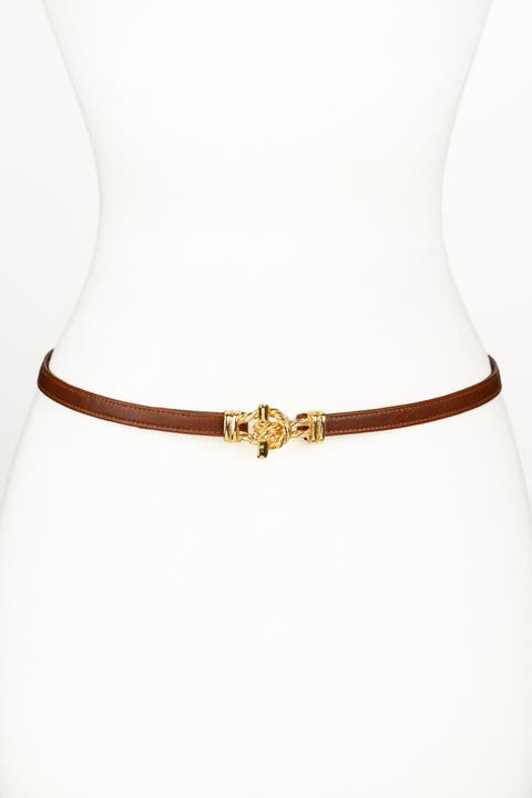 Fitzgerald Buckle Leather Belt
