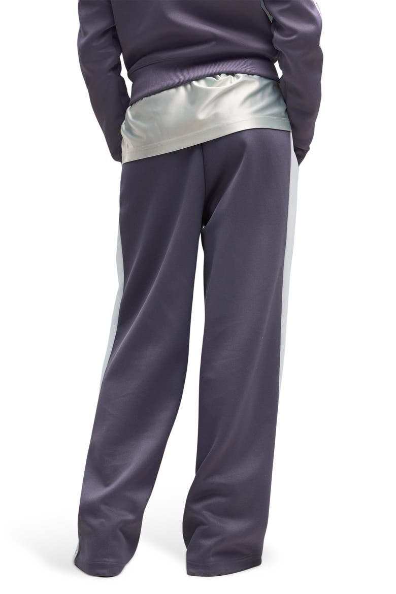 T7 Wide Leg Track Pants, Alternate, color, INKY DEPTHS/ CREME DE MINT