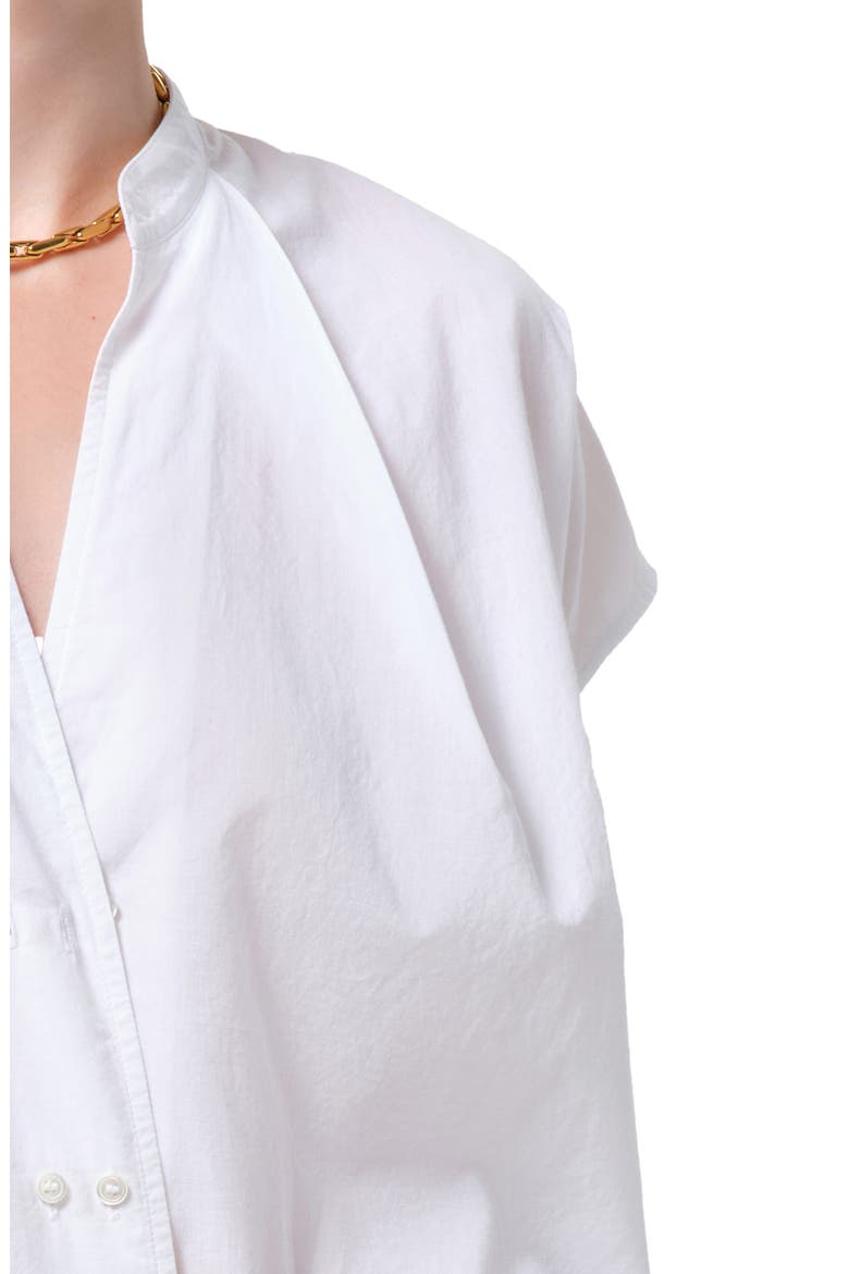 Penelope Cotton Button-Up Shirt, Alternate, color, WHITE