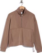 YOGALICIOUS Sandwash Quarter Zip Pullover