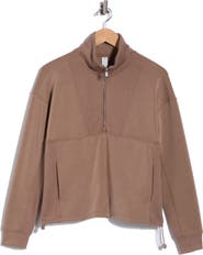 YOGALICIOUS Sandwash Quarter Zip Pullover